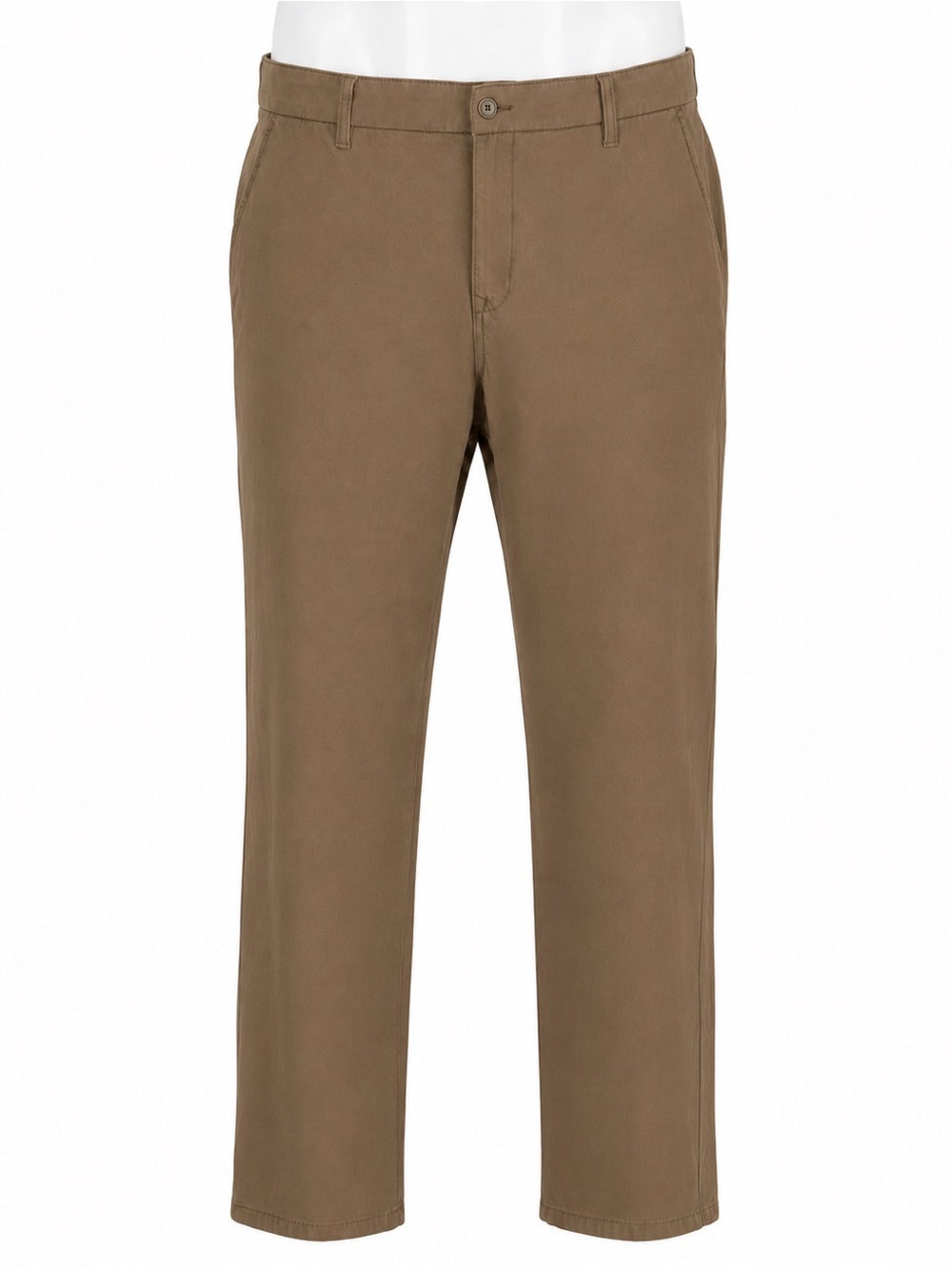 Size 40x30 Denver Hayes Men’s Brown Stretch Chino Pants Straight Leg